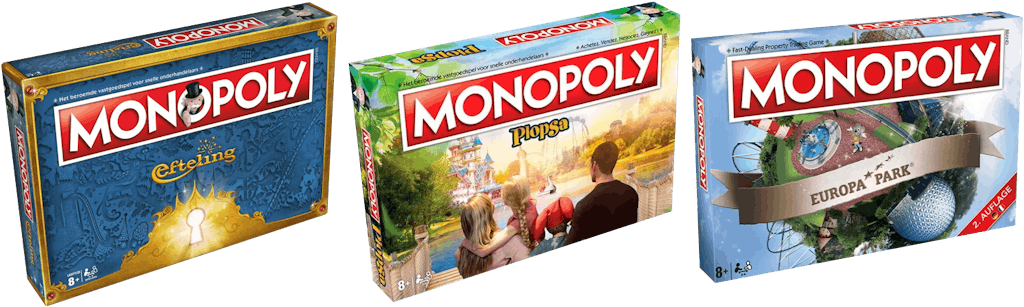 Monopoly Efteling Plopsa Europa Park